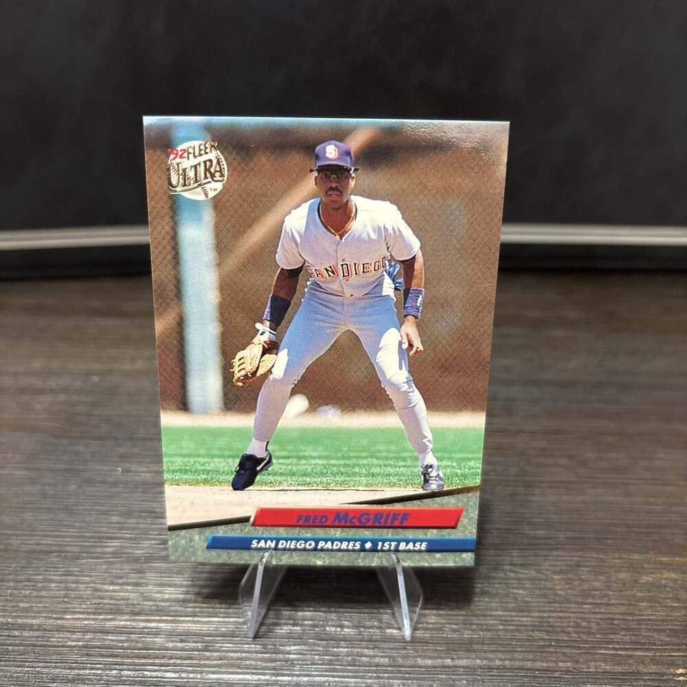 1992 Fleer Ultra Fred McGriff #282 Baseball Card